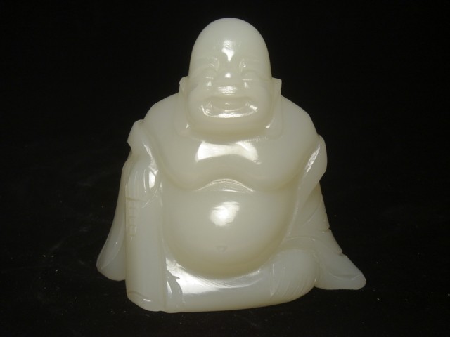 White Jade, "Laughing Buddha"