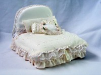 Beige Bed Box