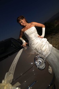 Studio wedding photography