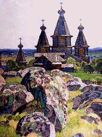 Old church in Kem village