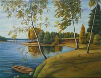 Fall, sunny day