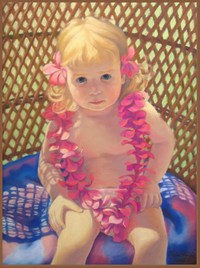 Girl in a Rattan Chair