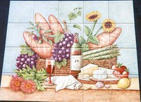 Old World Style-tile backsplash